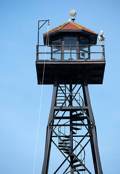 istock Lookout Tower at Prison on Alcatraz 183832115