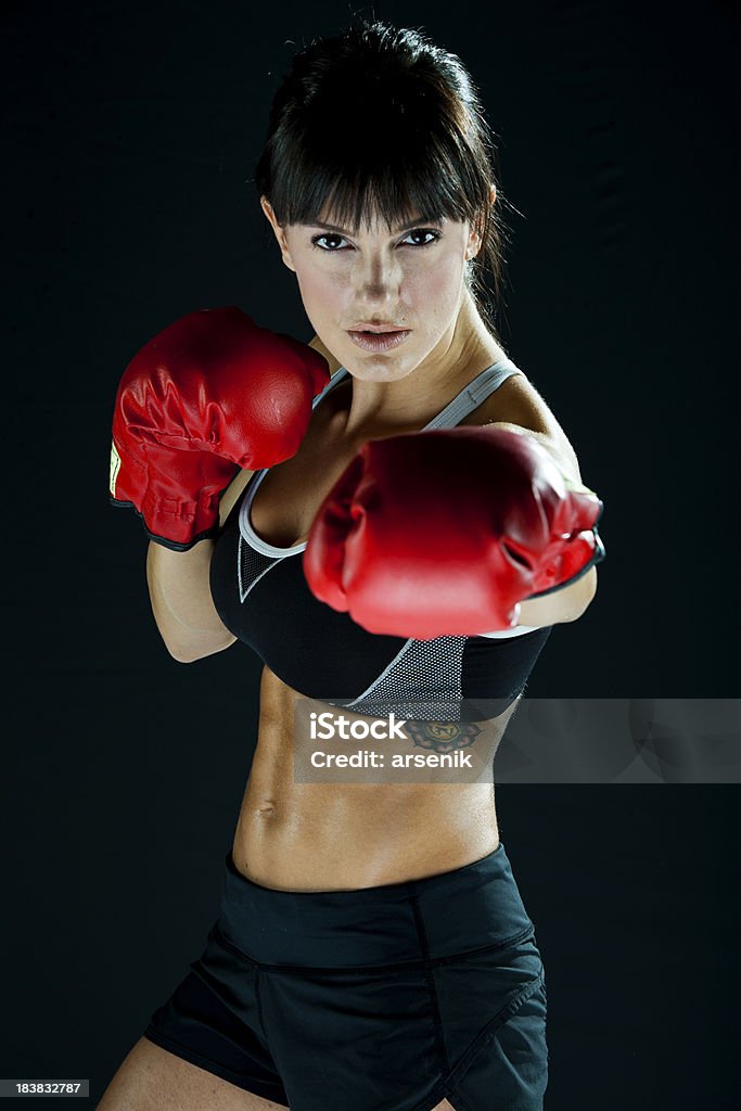 Basso chiave Boxer femmina - Foto stock royalty-free di Adulto