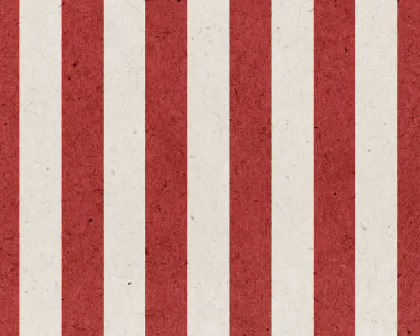 Photo of red and white striped paper