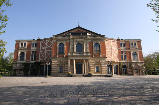 the Richard Wagner Festspielhaus in spring, Germany, Bayreuth