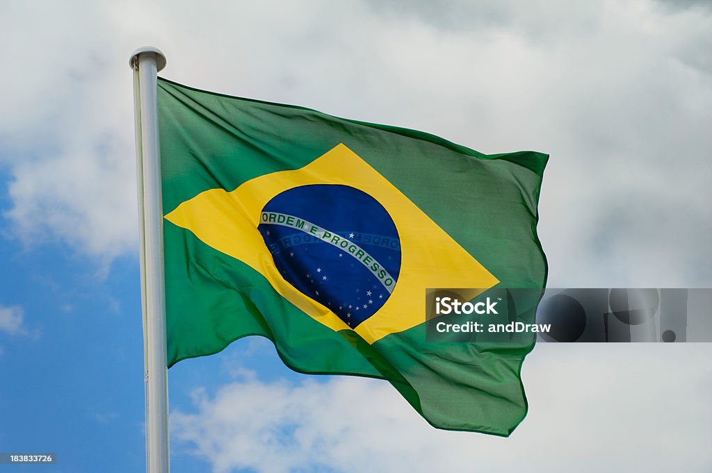 Bandeira Brasileira - Royalty-free Bandeira Brasileira Foto de stock