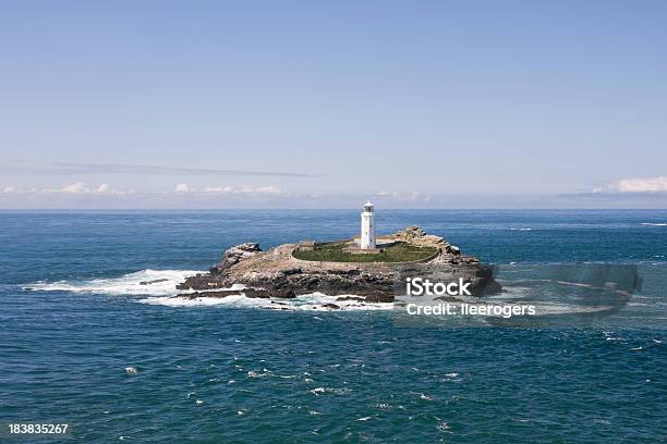 Godrevy Lighthouse Island Auf Die Nördliche Küste Von Cornwall Stockfoto und mehr Bilder von Atlantik