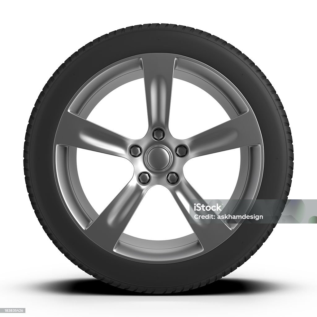 Noleggio auto ruota - Foto stock royalty-free di Automobile