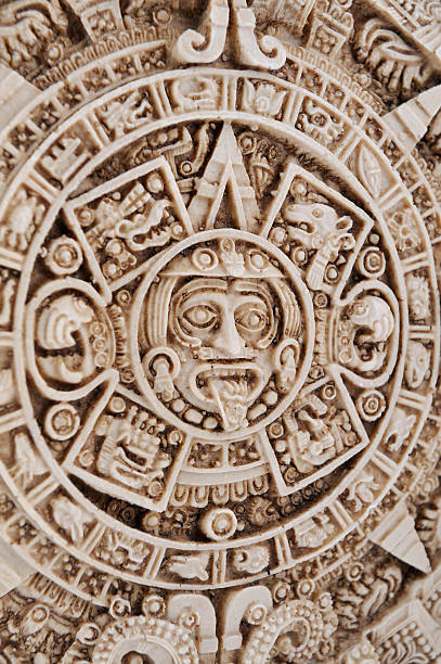 istock Aztec calendar, Stone of the sun 183835474