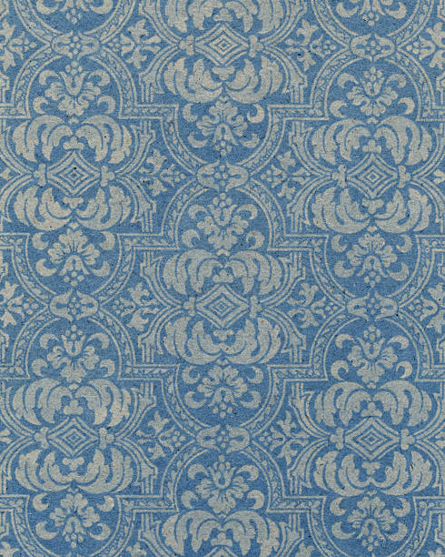 blue paper with floral pattern Please view more authentic floral patterns here: light blue silk stock pictures, royalty-free photos & images