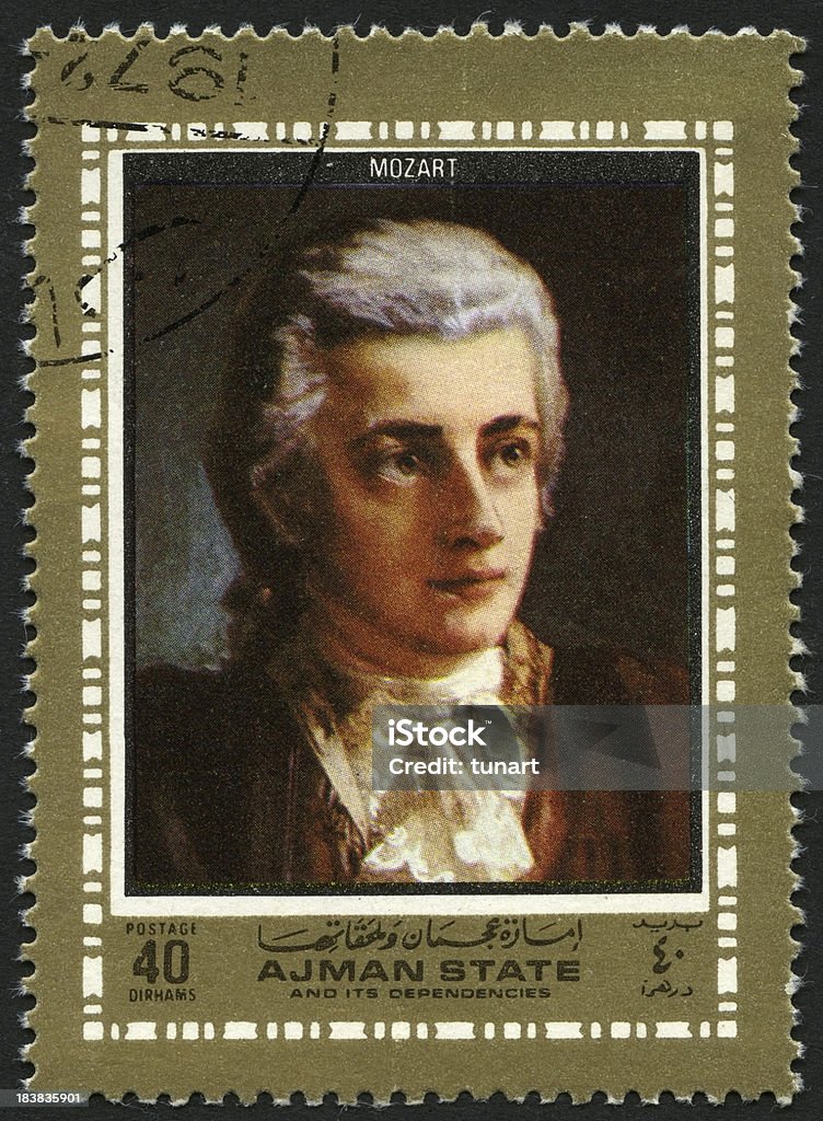 Картина из Mozart - Стоковые фото Вольфганг Амадей Моцарт роялти-фри