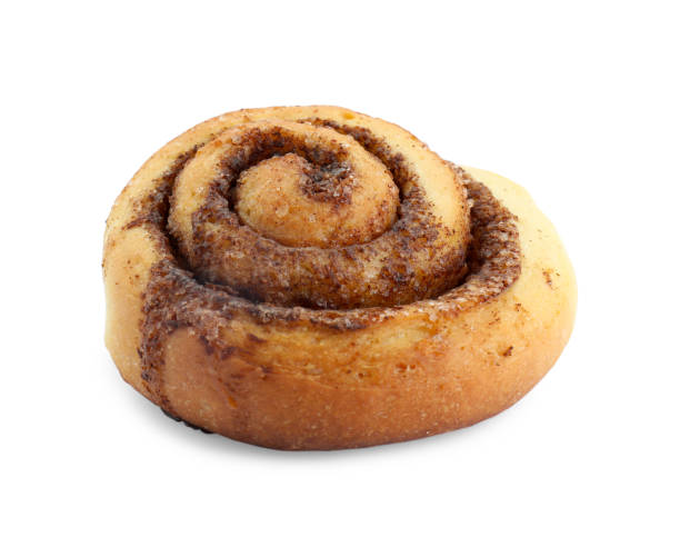 istock One tasty cinnamon roll isolated on white 1838363741