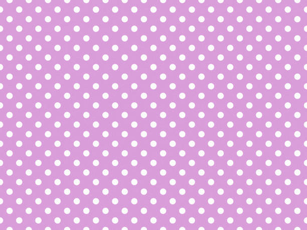 istock texturised white color polka dots over plum purple background 1838376411