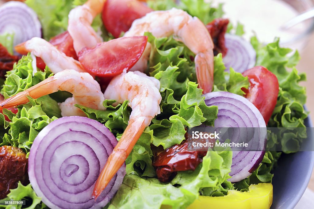 Delicious Shrimps Salad Delicious Shrimps Salad - XXXL image Appetizer Stock Photo