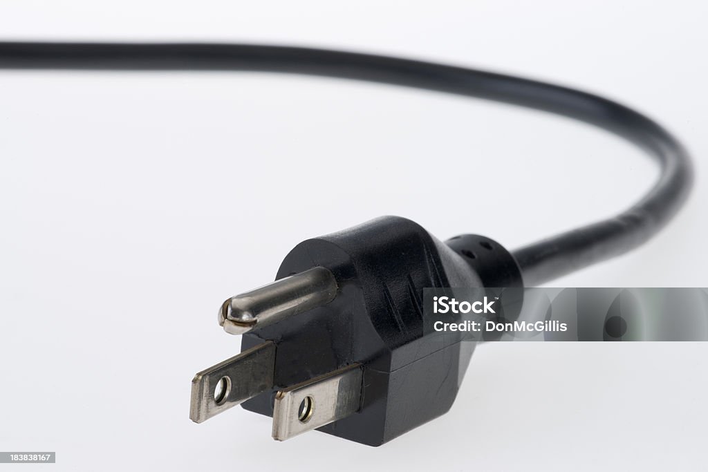 Cable de alimentación AC de América del Norte - Foto de stock de Enchufe libre de derechos