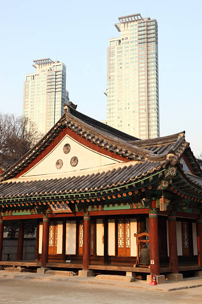 istock Korean apartment buildings 183838771