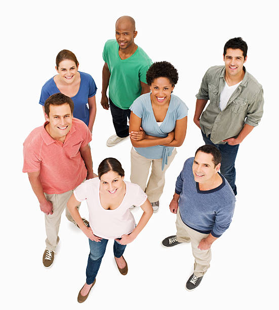 istock Young Adults in Colorful Shirts - Isolated 183840610