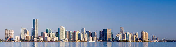 istock Miami and Brickell City Skyline at Night USA 183841255