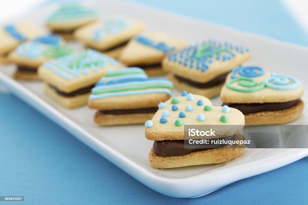 Dolce ornato alfajores - Foto stock royalty-free di Alfajor