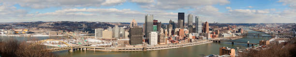istock Aerial Panoramic View of Pittsburgh 183841656