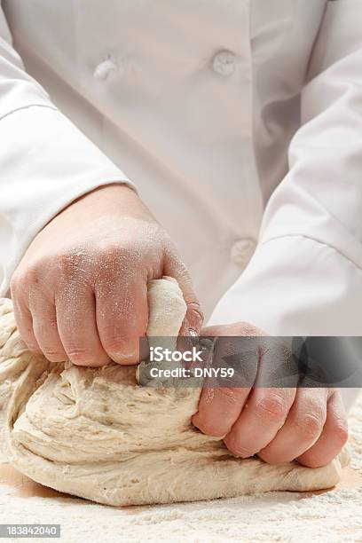 Kneading Dough Stock Photo - Download Image Now - Baker - Occupation, Baking, Baking Bread