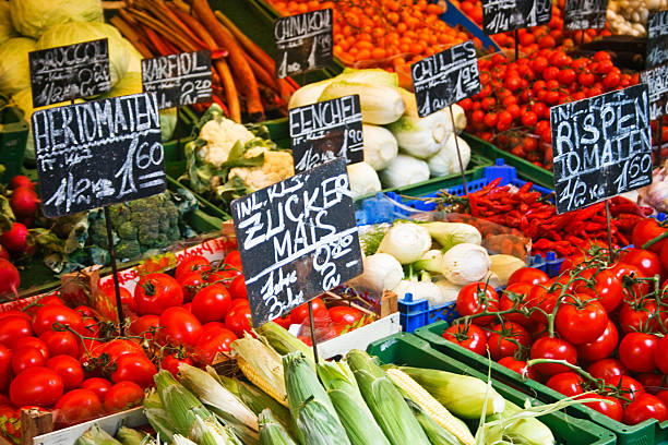 istock Vegetables on food market 183842792