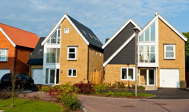 istock Newly built houses for sale - UK 183843108