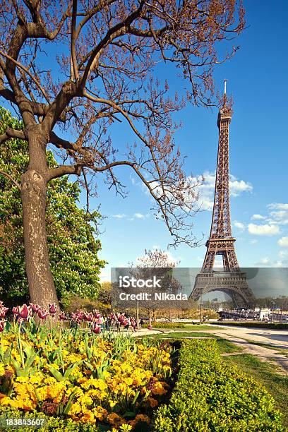 Parigi In Primavera - Fotografie stock e altre immagini di Acciaio - Acciaio, Ambientazione esterna, Amore a prima vista