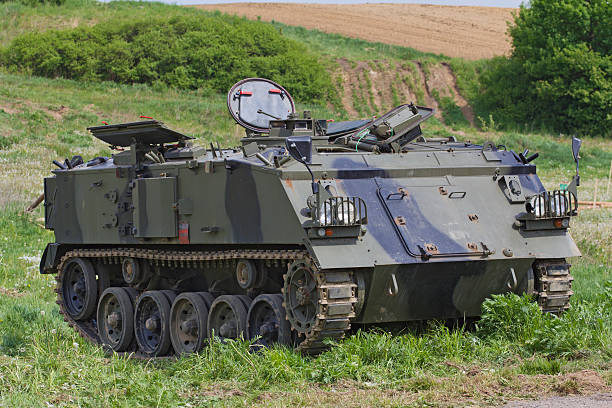 istock Military battlefield transport vehicle 183843672