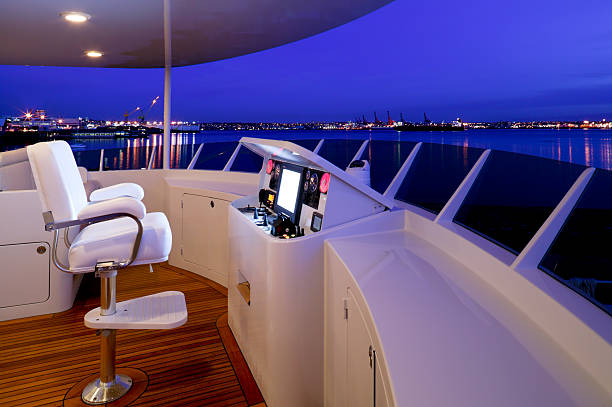 istock flybridge deck luxury motor yacht 183844235