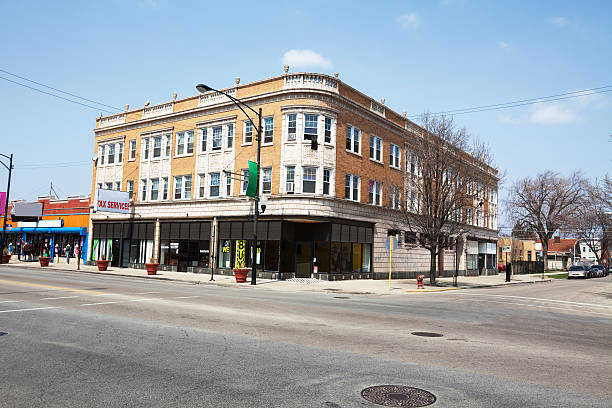 istock Old Shops in Chicago, Southwest Side 183844261