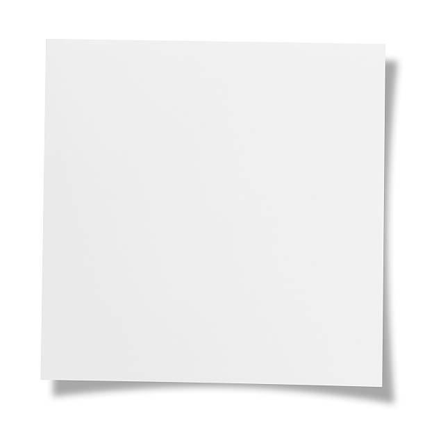 Blank note Blank note. square composition stock pictures, royalty-free photos & images