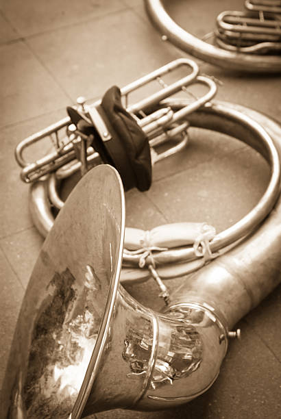 istock tuba and cap resting on the floor 183844790