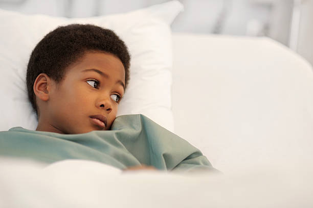 istock Little boy in the hospital 183845038