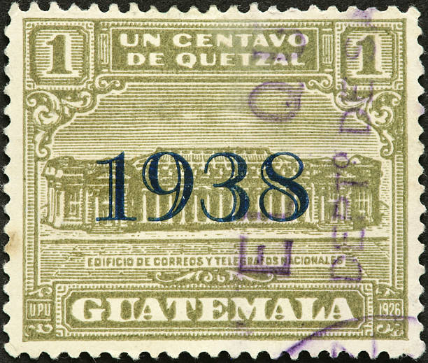 istock government building on 1930 Guatemalan postage stamp 183845109