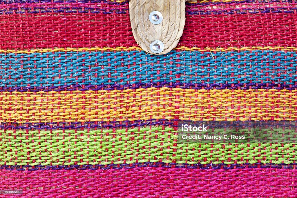 Холщовый Плетеная сумка, рынке, фоне, крупным планом - Стоковые фото Без людей роялти-фри