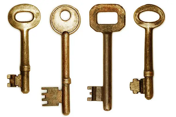Photo of Old Keys (clipping paths)