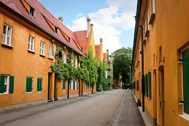 The Fuggerei is the world's oldest social housing complex still in use.