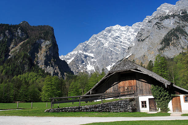 Alpine views near Königssee stock photo