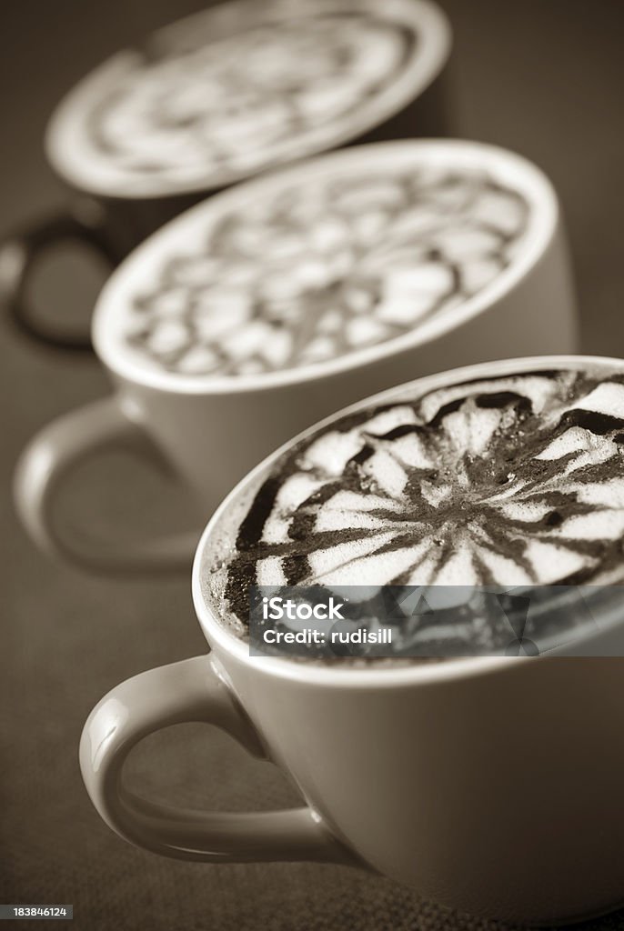 Café Latte Café - Royalty-free Batido - Modo de Preparação de Comida Foto de stock