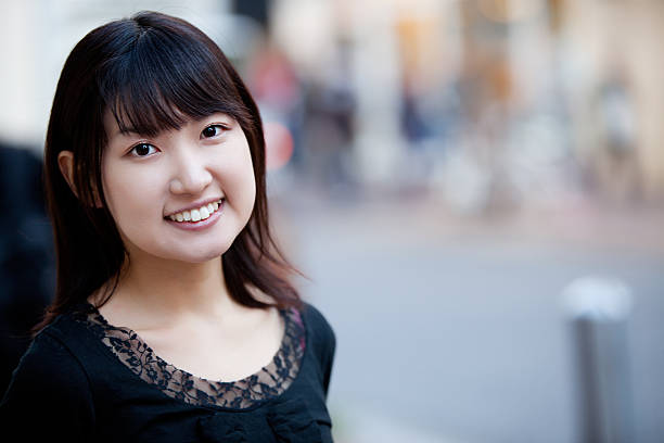 istock Beautiful Asian woman smiling 183846572