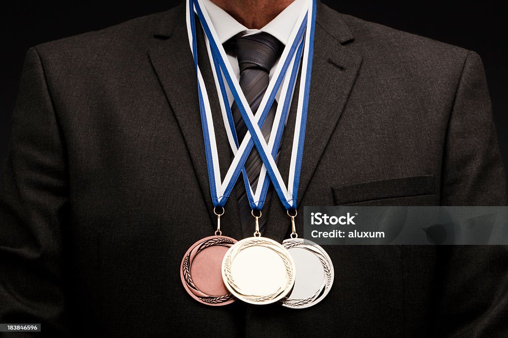 Sucesso do Empresário - Royalty-free Medalha Foto de stock