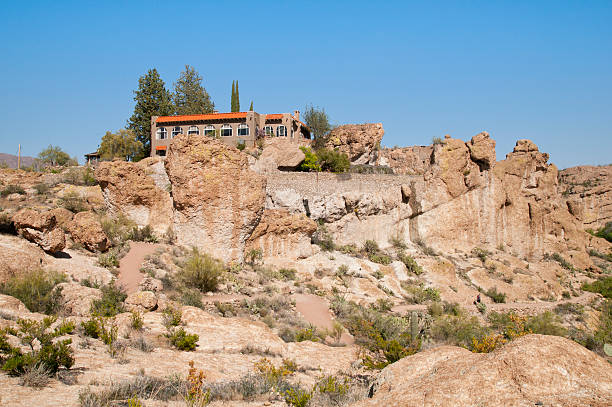 istock House at Top of Boulder Strewn Mountain 183847308