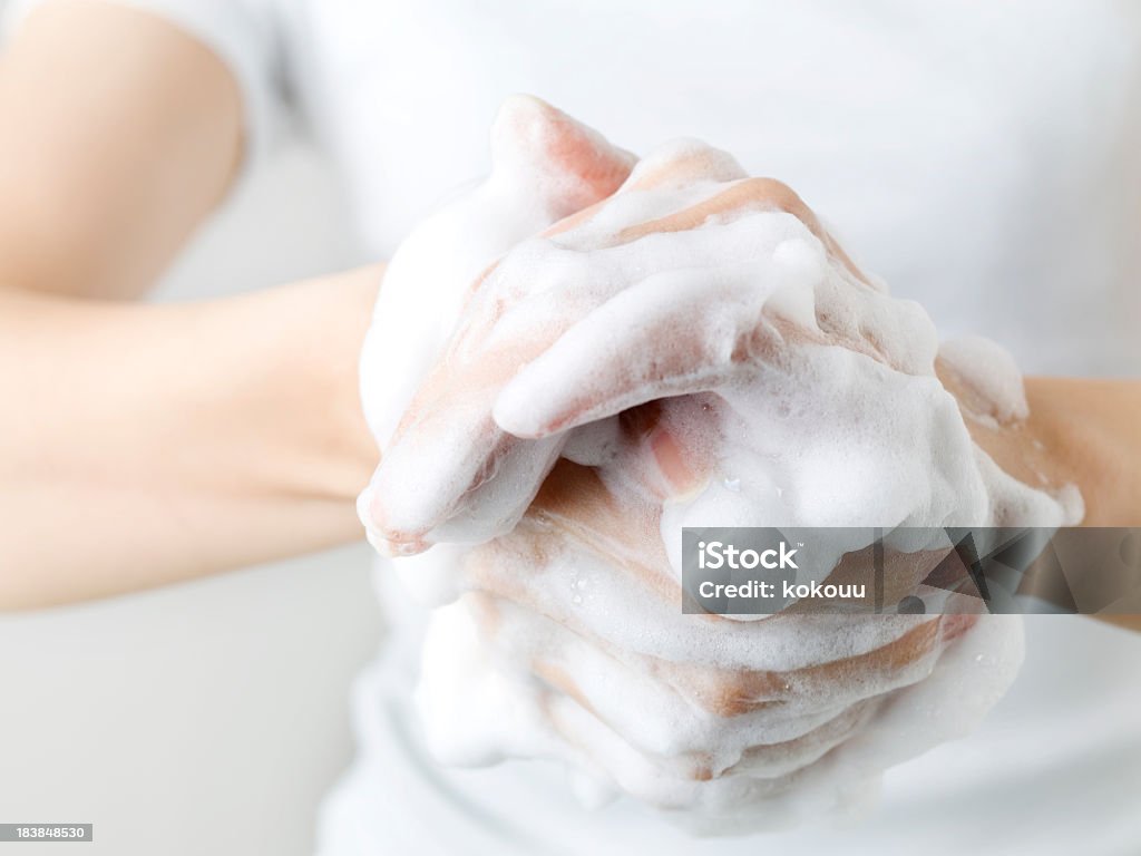 Wash hands Adult Stock Photo