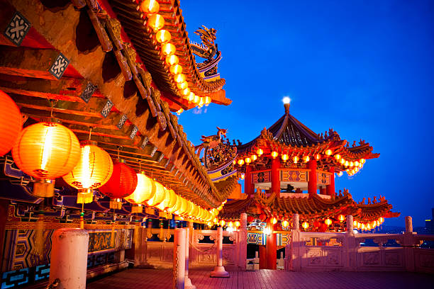 천후궁 in Kuala Lumpur, Malaysia 스톡 사진