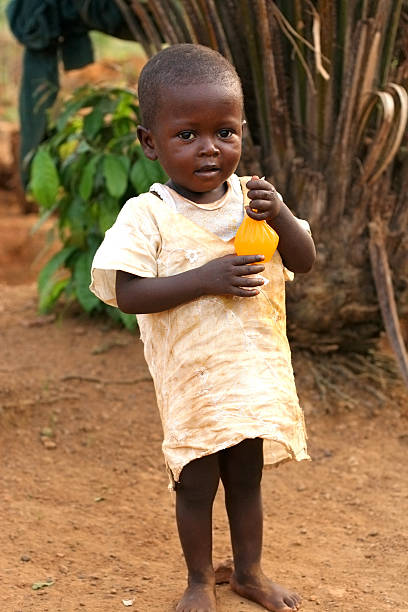 istock African Toddler with Juice 183848576