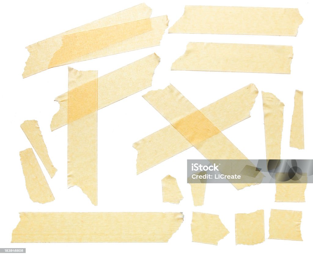 Grungy Cinta para enmascarar piezas - Foto de stock de Álbum de recuerdos libre de derechos