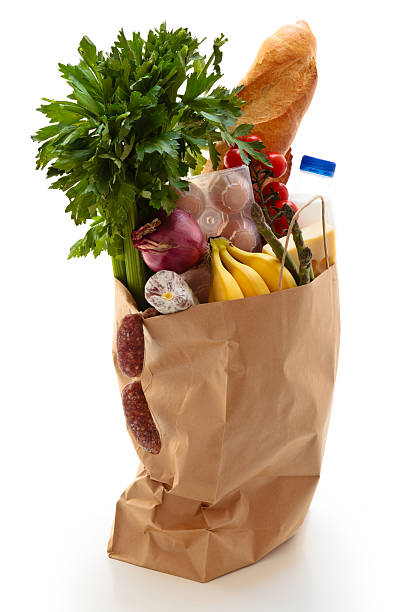 istock Paper Grocery Bag. 183848910