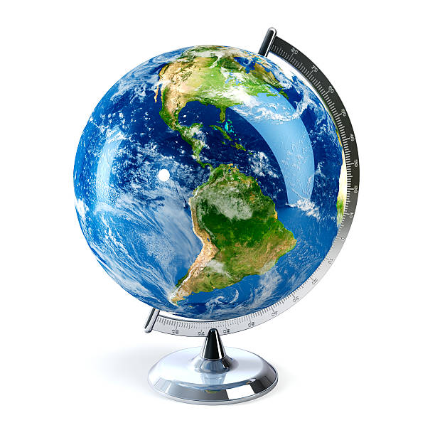 istock Desktop globe showing the Americas 183849004