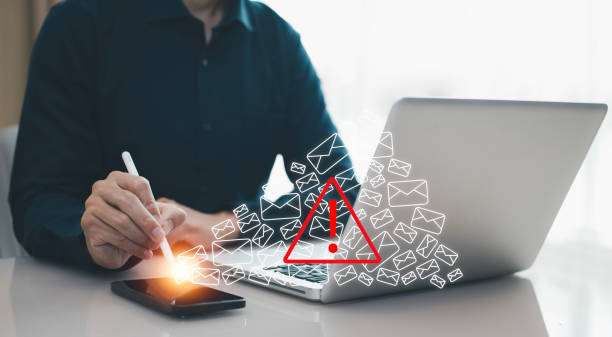 istock Cyber security and Security password login online concept  Hands typing and entering username and password of social media, log in with smartphone to an online bank account, data protection hacker 1838495814