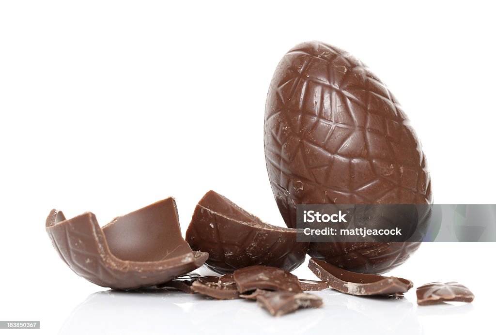 Chocolate huevo de pascua - Foto de stock de Huevo de Pascua libre de derechos