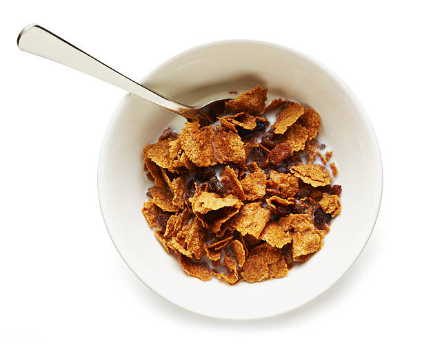 завтрак и - bran cereal стоковые фото и изображения