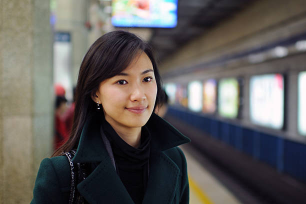 istock Businesswoman  Waiting Subway 183851018