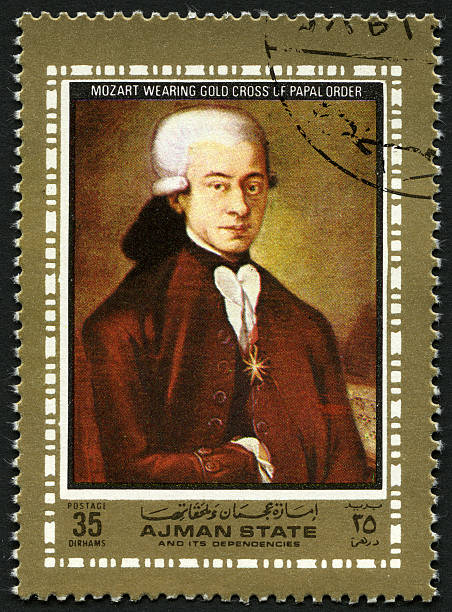 istock Painting of Mozart 183851263