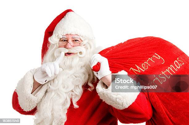 Santa Clause — стоковые фотографии и другие картинки Санта Клаус - Санта Клаус, В профиль, Активный пенсионер